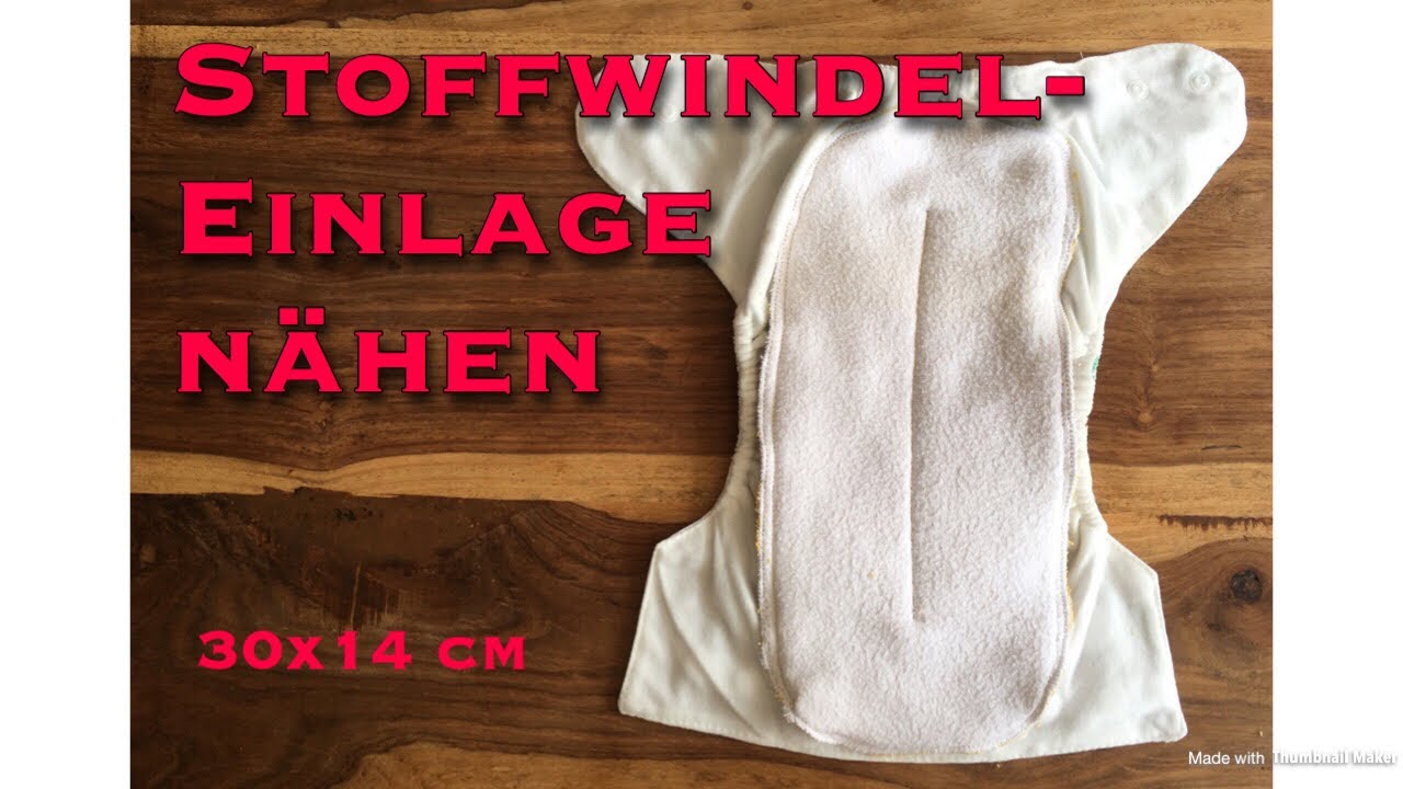 Stoffwindel Einlage aus Frottee Handtuch und Betttuch/ Laken n&auml;hen / Upcycling Idee Geld sparen