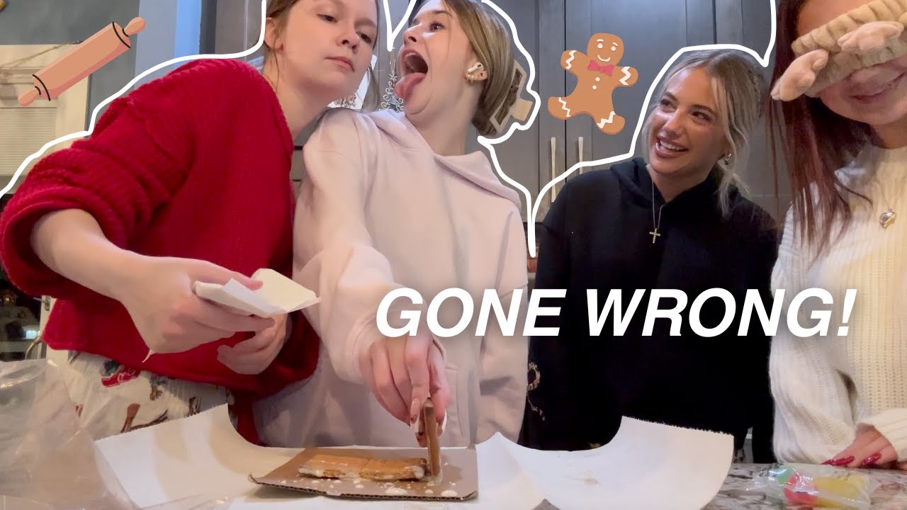 BLIND DEAF MUTE (& AMPUTEE) GINGERBREAD HOUSE! 🍪 || ft mia, natalie, and peyton