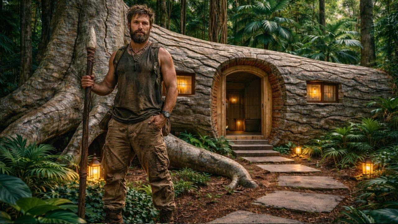 I Survived Alone 60 Days Building a Secret Survival Shelter Deep in the Wild