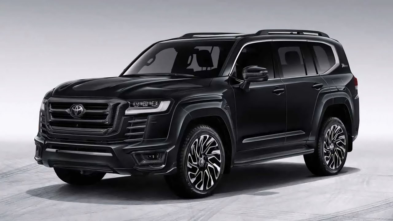 Toyota Land Cruiser LC300 2025 màu đen nâng cấp Bodykit Modellista phiên bản mới nhất, giá lăn bánh