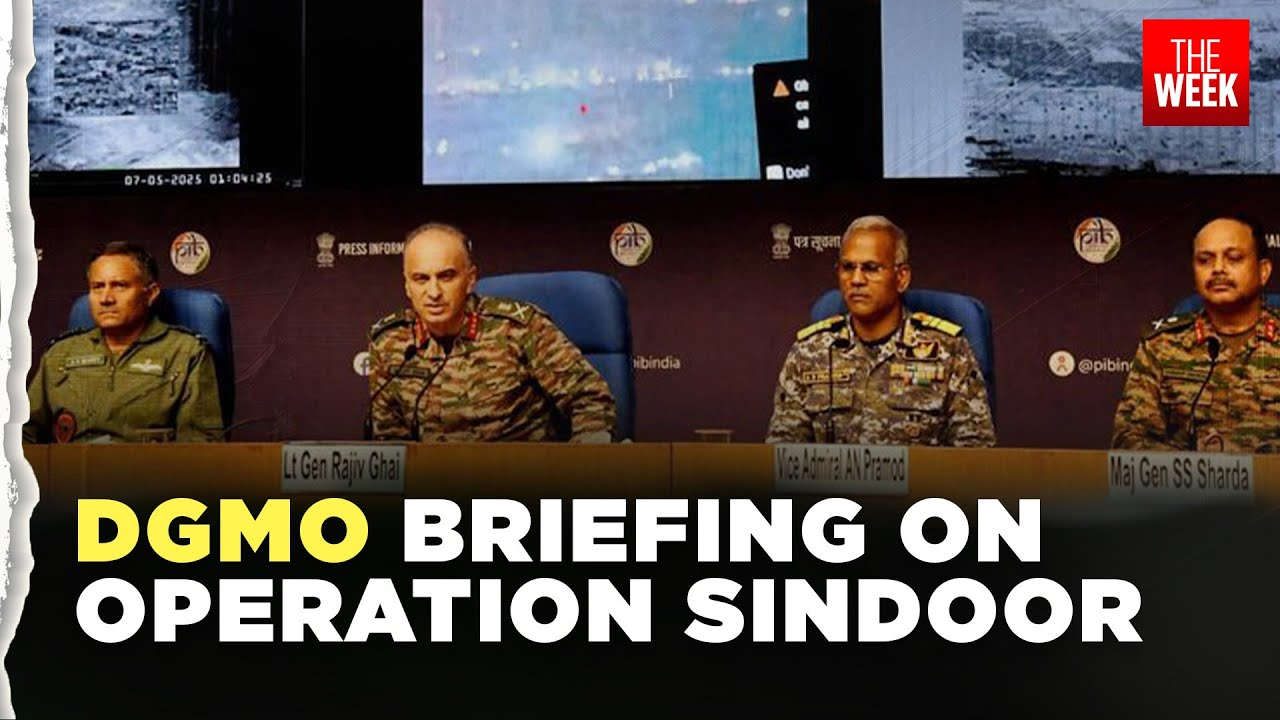 DGMO press briefing on Operation Sindoor | India-Pakistan conflict