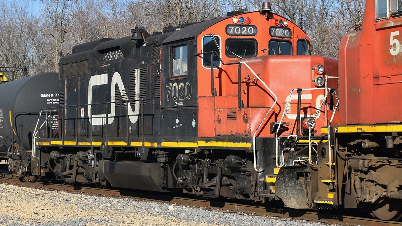 Rare Canadian National GP9RM