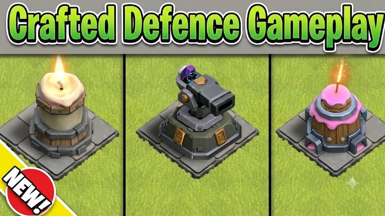 NEW UPCOMING CRAFTED DEFENSES LEAKED! 😱 Next Season Update Clash of Clans
