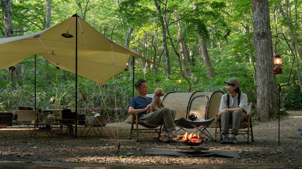35℃超えの日常から脱出！夏の避暑キャンプ｜Cozy camping