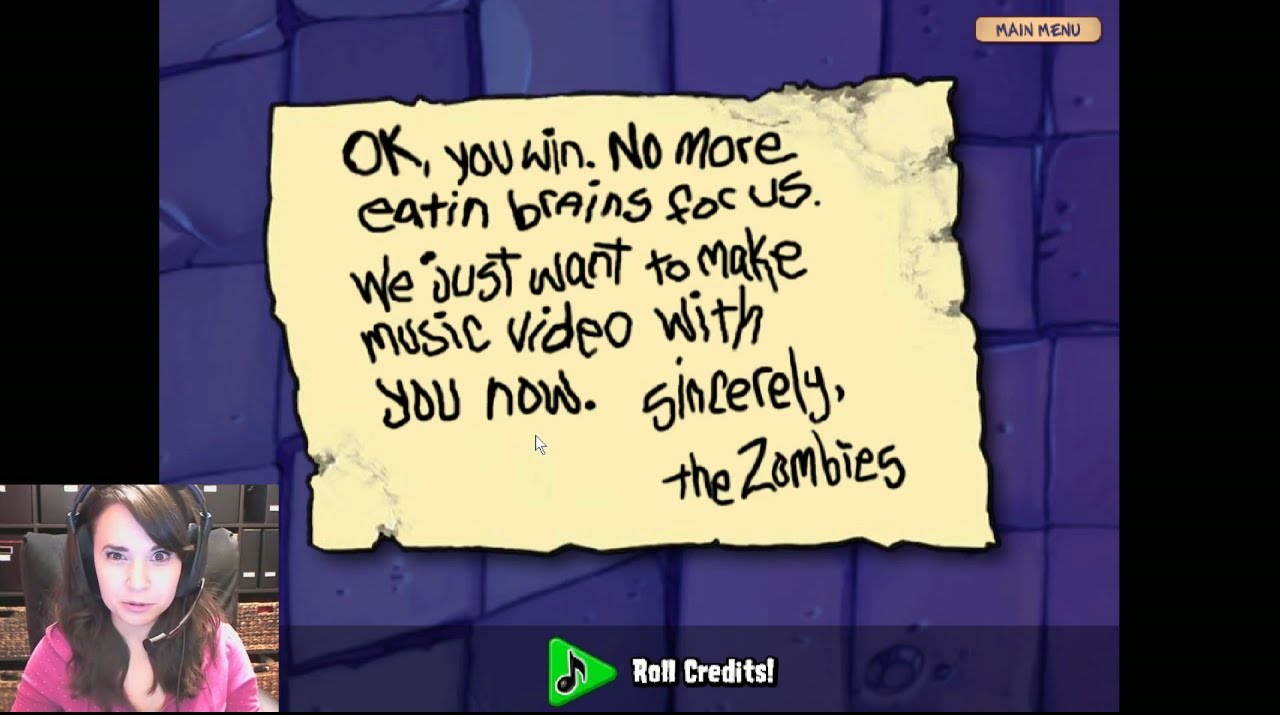 PLANTS VS ZOMBIES ENDING MUSIC VIDEO