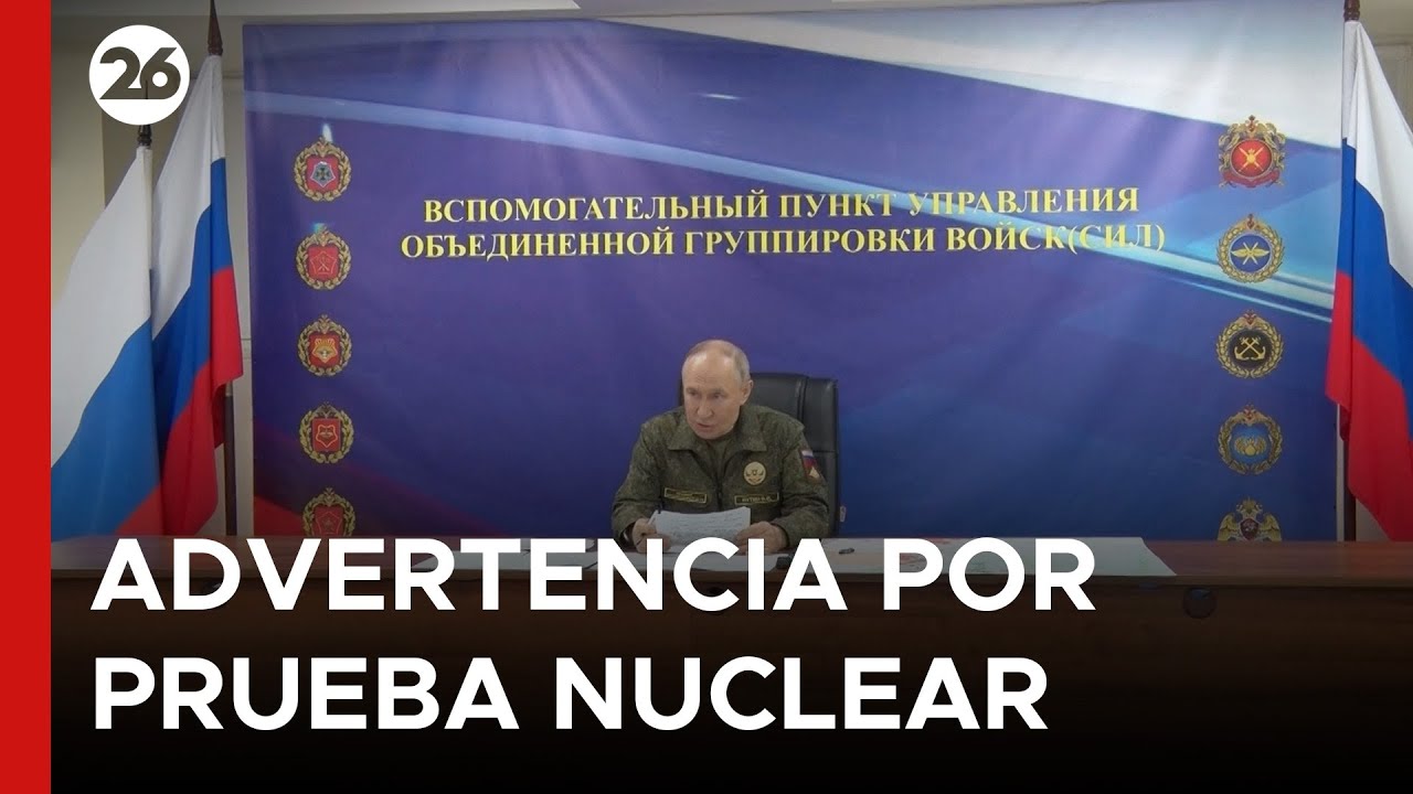 🚨 TENSI&Oacute;N CON RUSIA | Putin advertido por EEUU por la prueba del misil nuclear
