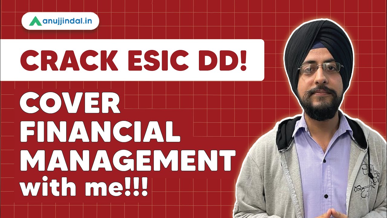 ESIC Deputy Director | Financial Management | Cost of capital | by Harneet Sir