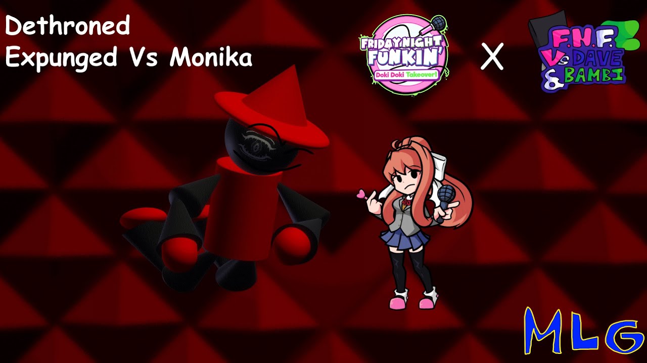Dethroned | FNF Expunged Vs Monika Cover (Flashing Lights / Loud Sound Warning)