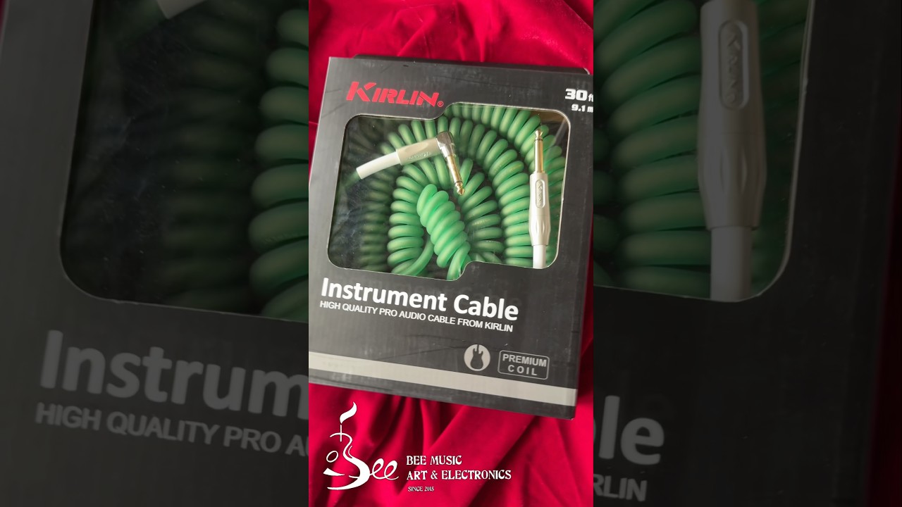 KIRLIN-Instrument Cable-30ft premium coil