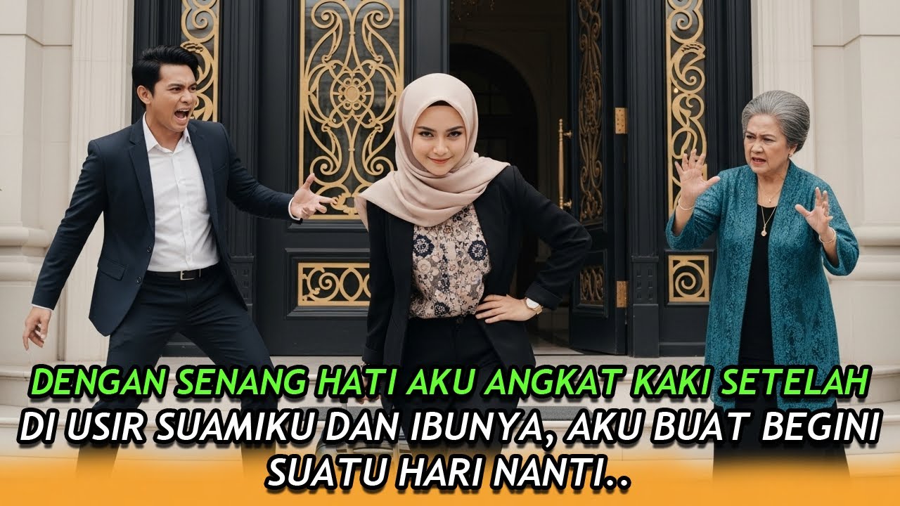 DENGAN SENANG HATI AKU ANGKAT KAKI SAAT DI USIR SUAMIKU DAN IBUNYA, AKU BUAT BEGINI SUATU HARI NANTI