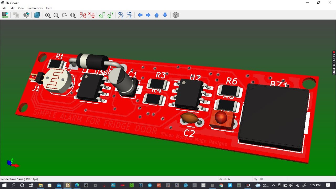 Как изменить цвет печатной платы, спроектированной в KiCAD EDA