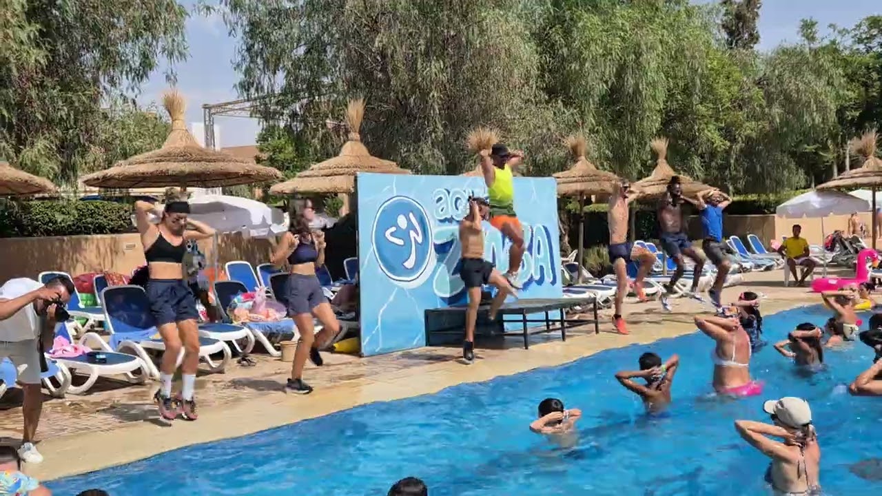 Zumba avec la star du Madina Marrakech Aout 2025