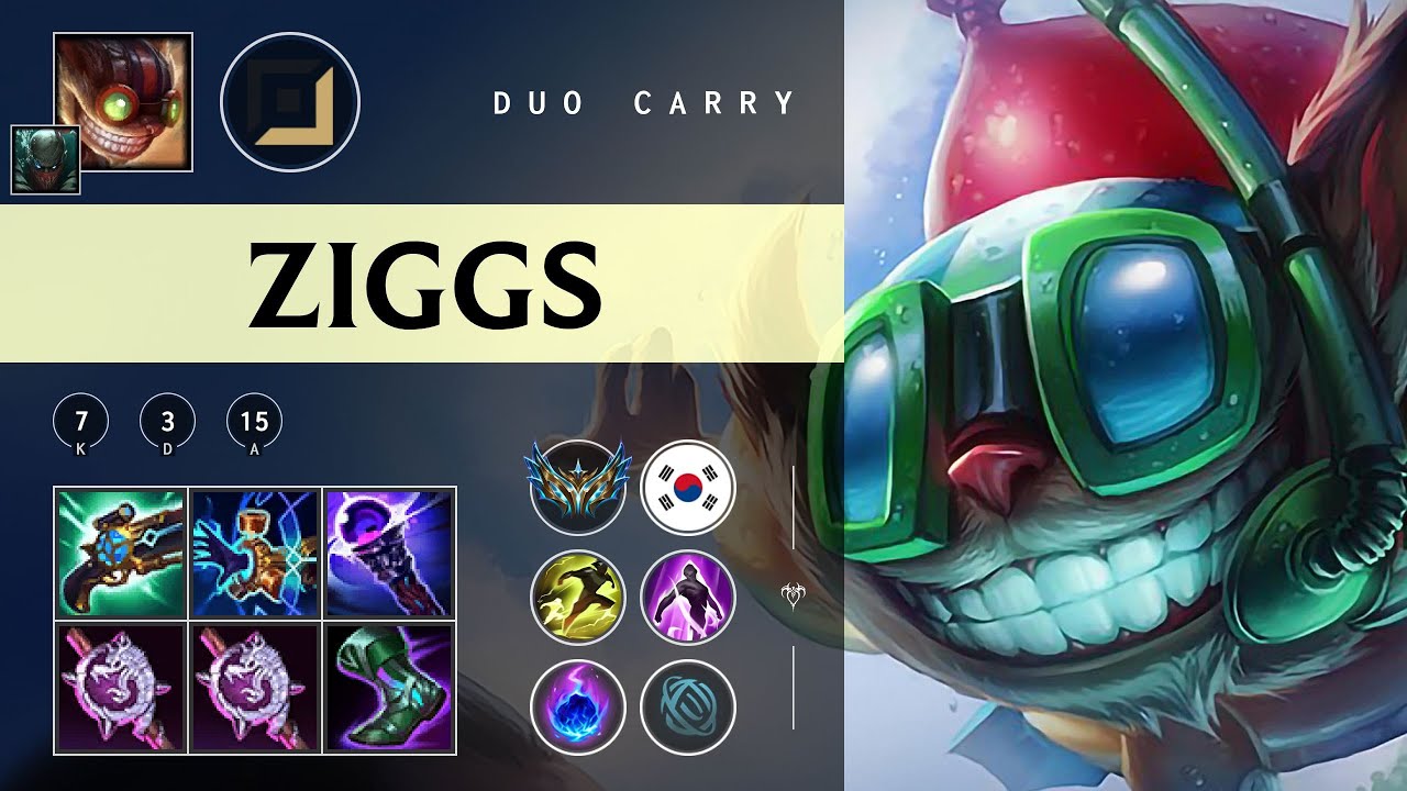 Ziggs Carry vs Mel - KR Challenger Patch 25.24