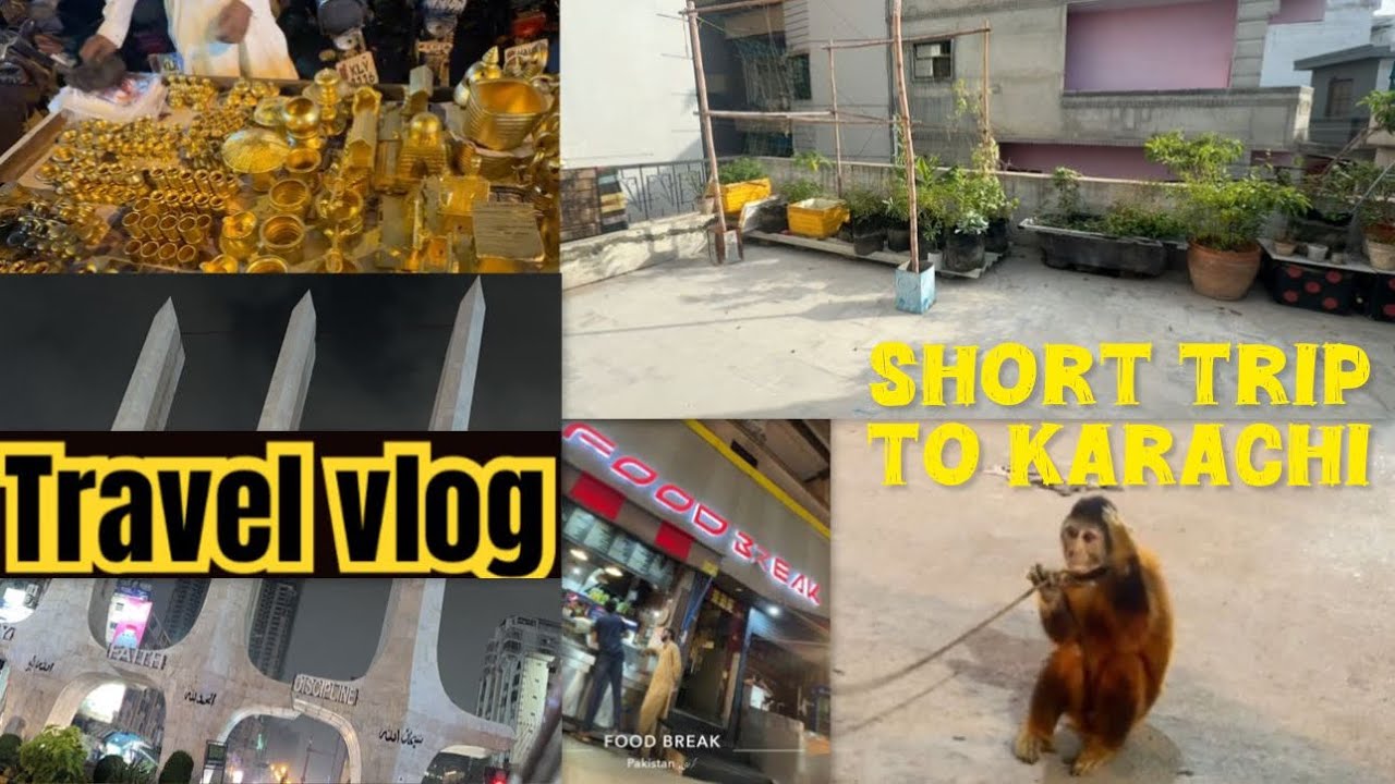 Karachi Short Trip 🌆 | Khala’s Mini Garden, Golden Toys & Monkey Dance Fun!🤩 Hamari Duniya🫶🏻