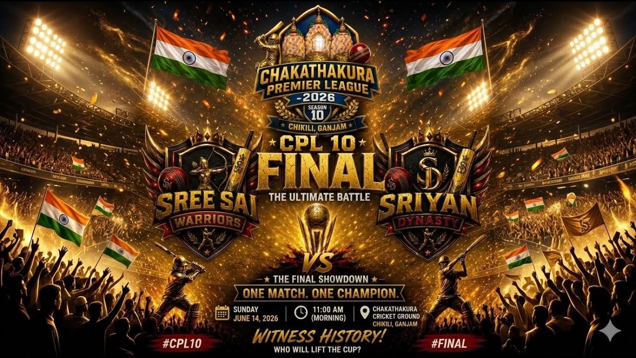 🔴LIVE : DAY 1: GRAND FINAL : SRIYAN DYNASTY VS SREE SAI WARRIOR :