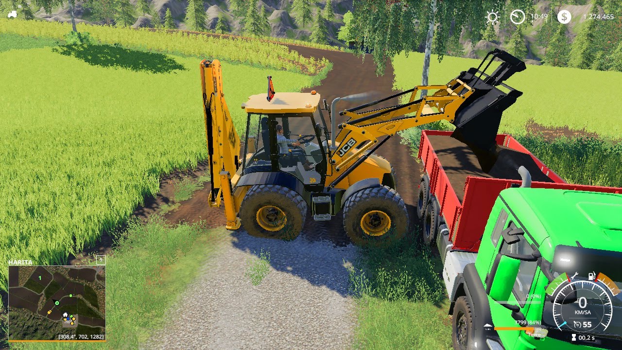 FS19 | Yol yapım çalışması - Kamu işleri - 2 | Map Swisstouch | Farming Simulator 19