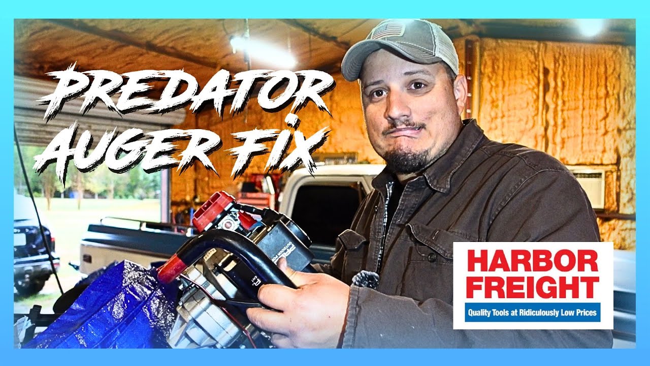 Fixing My Brand New Predator Auger