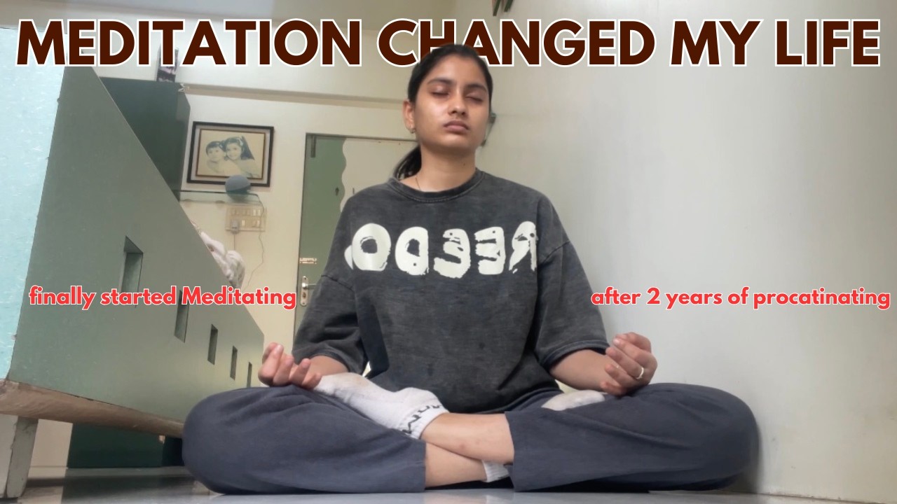 I Meditated for 7 Days After 2 Years of Procrastination | Meditation Challenge Journey