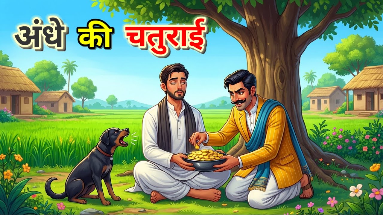 🔴 अंधे की चतुराई । Hindi Moral Story | kahani | bed time story | Hindi  story | हिंदी कहानी