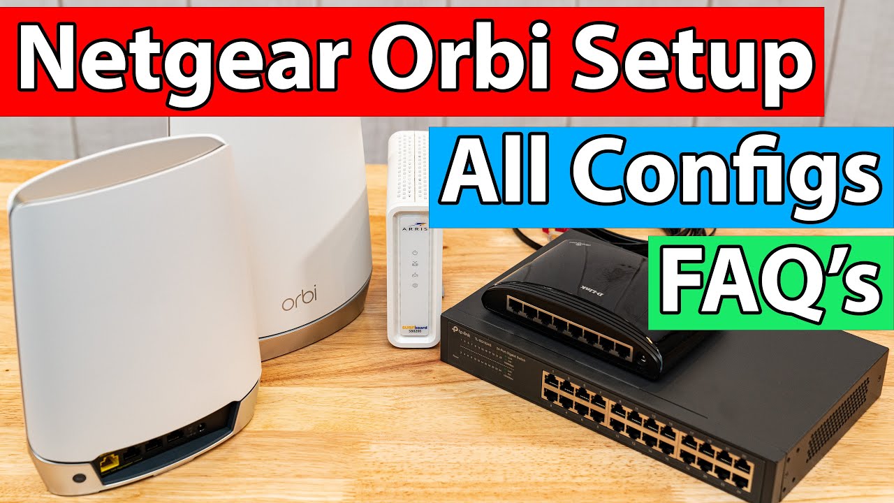 Netgear Orbi Setup Guide | FAQ's Answered | All Configs Shown