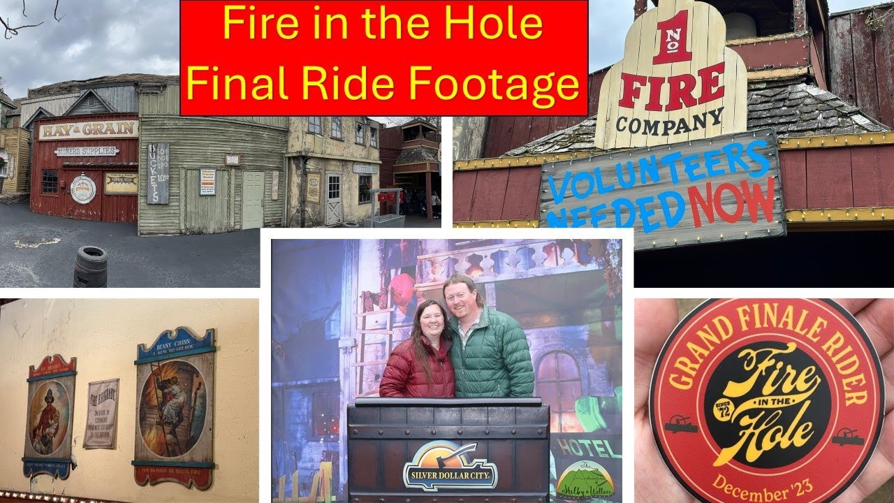 Fire In The Hole - 2023 Final Ride Footage - Silver Dollar City - Branson, MO - 1972 - 2023
