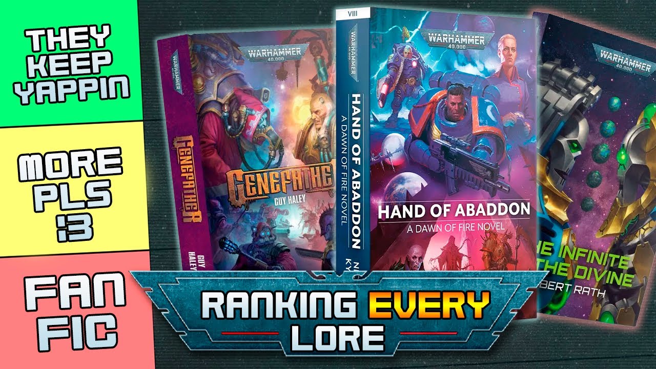 Ranking Warhammer 40K's factions by LORE!