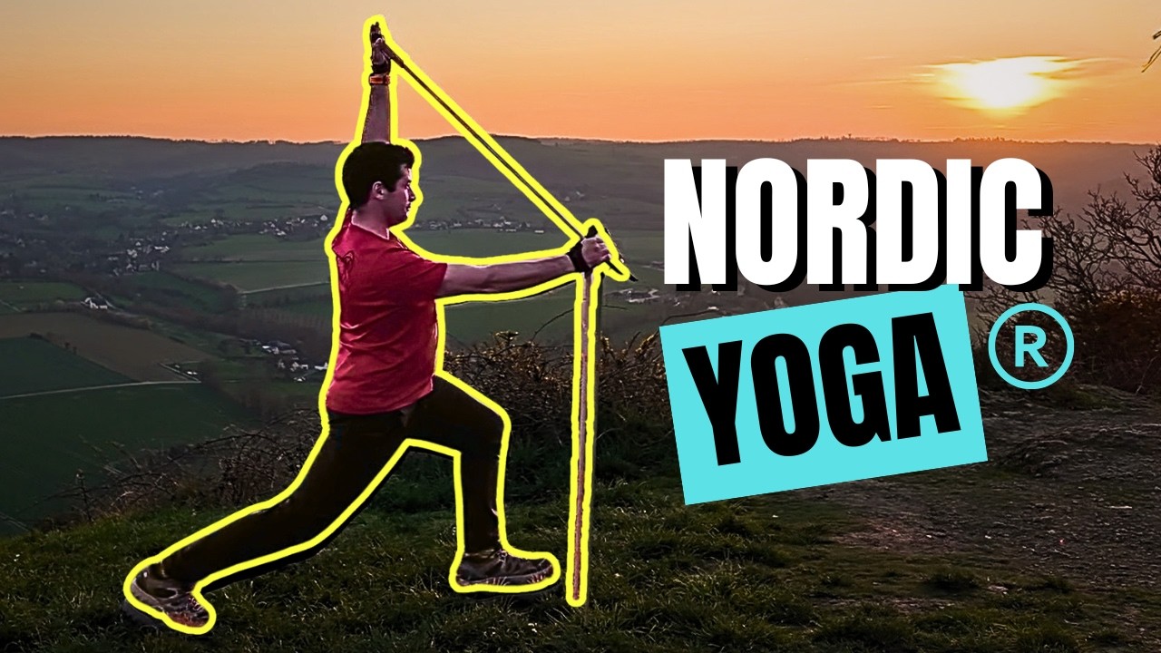 Pratiquer le Nordic Yoga ® en Normandie face au coucher de soleil