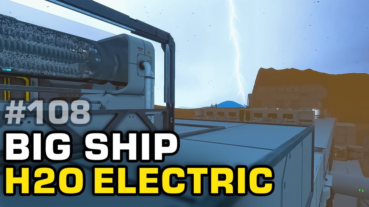 Space Engineers - Big Ship Build Vs Pertam (No Jetpack Survival)