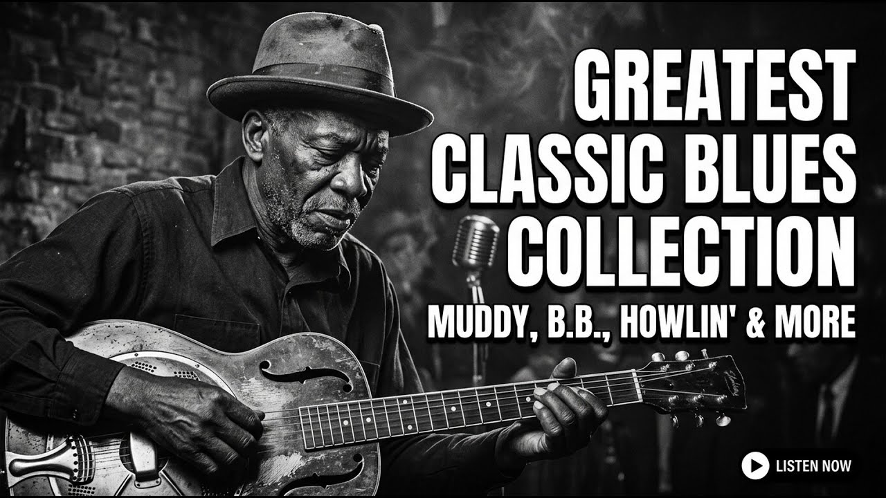 Eric Clapton, Lightnin Hopkins, Jimi Hendrix, The Animals Inspired Soul Rock Blues Ballads Pure