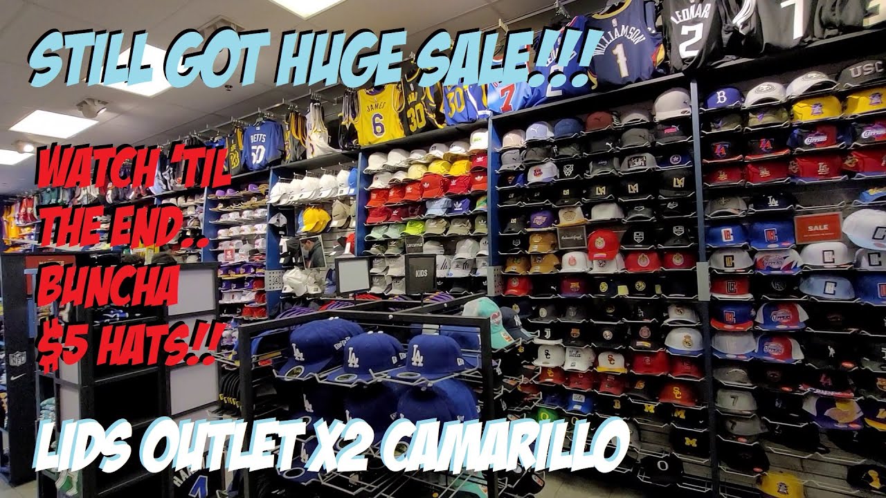 Сумасшедшая полугодовая распродажа в Lids Outlets в Camarillo Outlets
