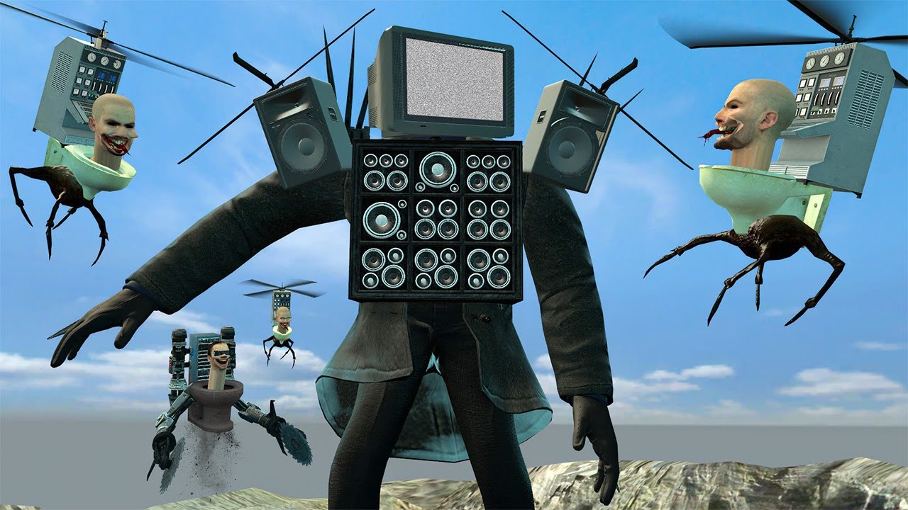 NEW SKIBIDI TOILET FLYING PARASITE CRABS VS TITAN TV MAN In Garry's Mod!