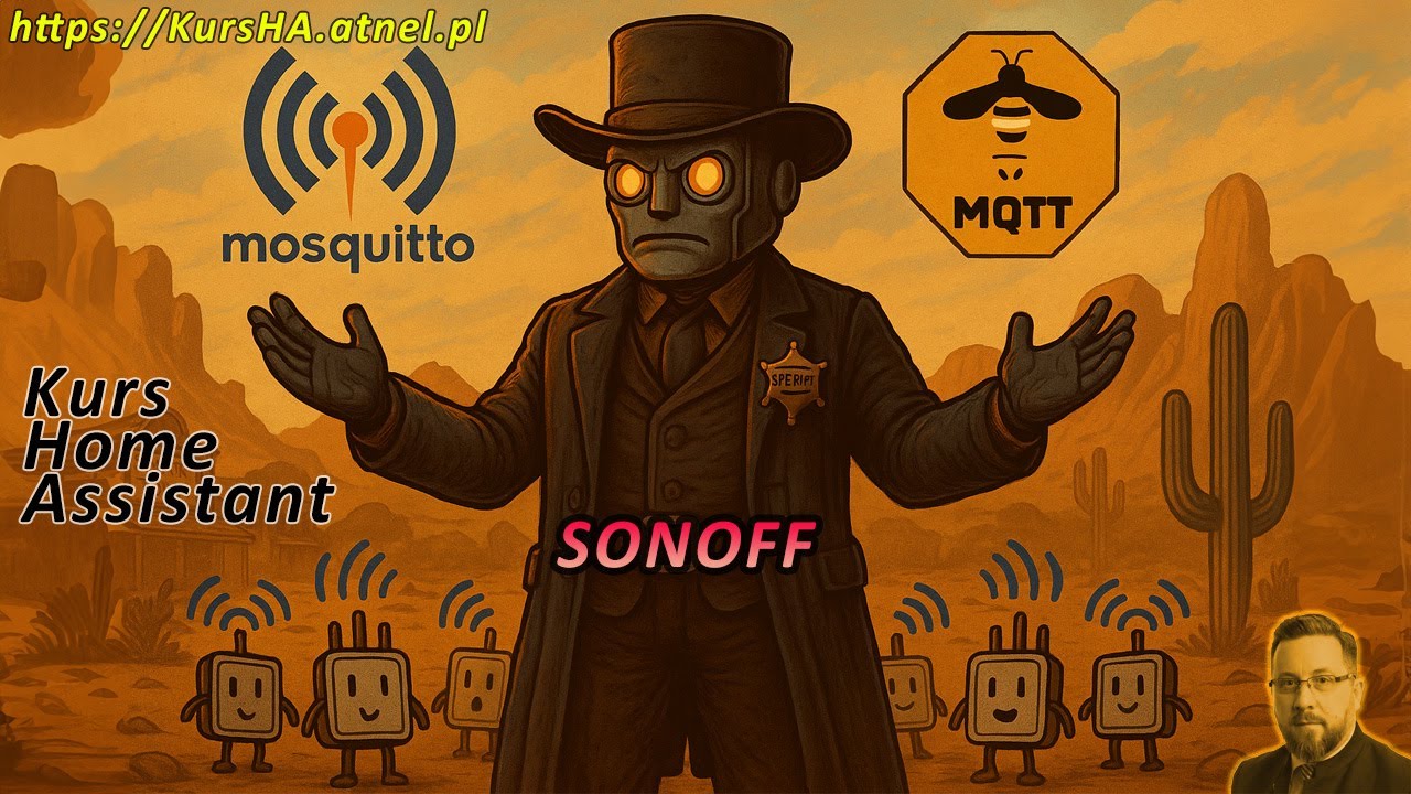 SONOFF - koordynator ZIGBEE z użyciem Zigbe2MQTT, Mosquitto broker oraz integracją MQTT w HA