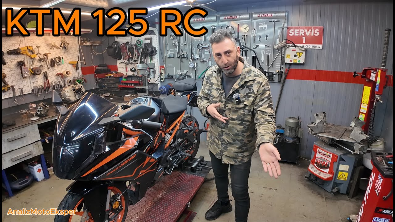 KTM 125 RC Cep Düşmanı // AnalizMotoEksper