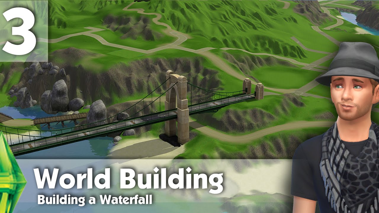 The Sims 3: World Building - Building a waterfall