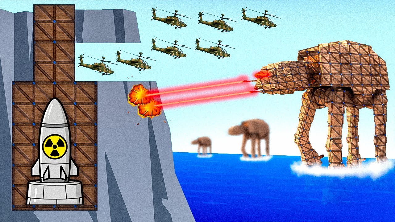 Apache NUKE SILO DEFENSE vs Assault Walkers in Forts