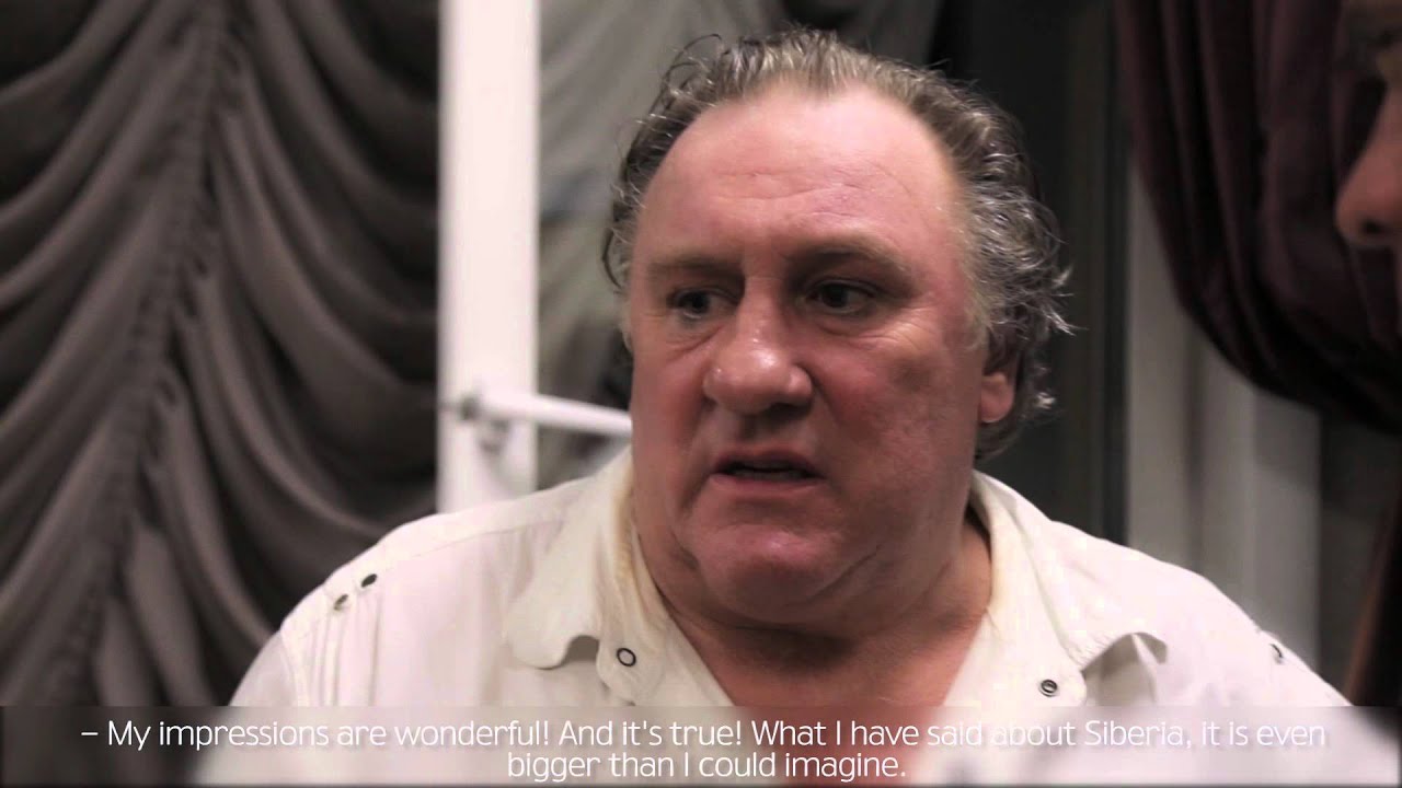 Жерар Депардье и Фанни Ардан на Байкале. Gerard Depardieu and Fanny Ardant on Baikal