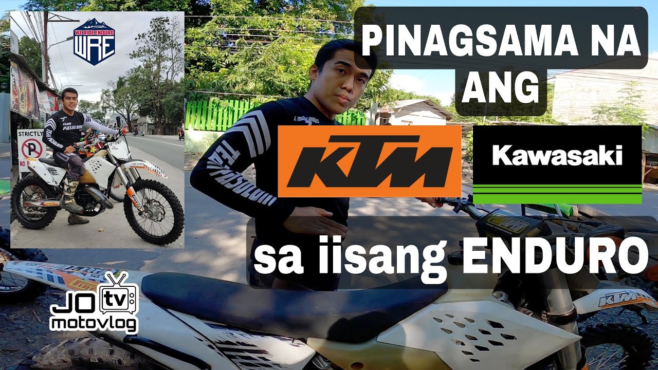 MODIFIED ENDURO | KTM ROLLING CHASIS WITH KAWASAKI KMX 125 ENGINE