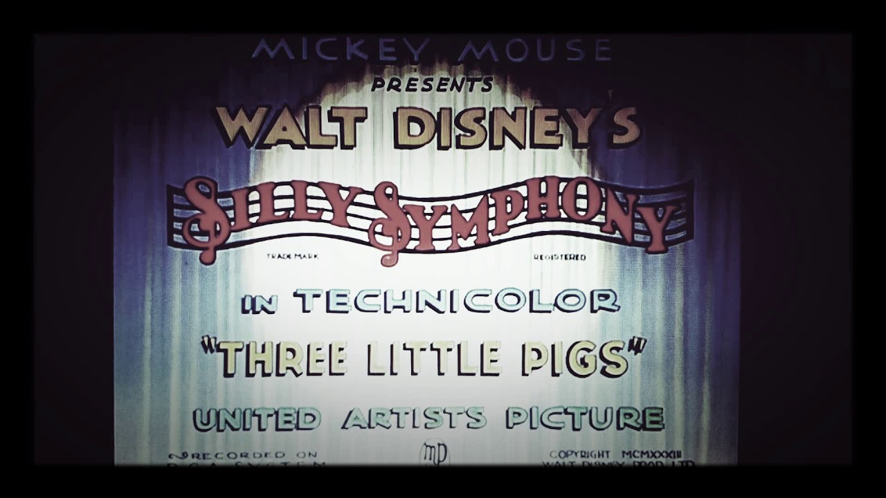1933 Silly Symphony Three Little Pigs 🐷🐺