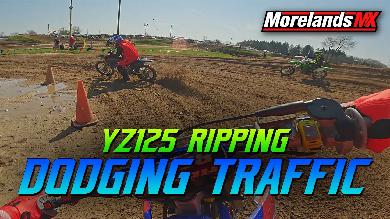 Slicing Through Traffic On A YZ125 - Morelands Motocross - 4/15/23