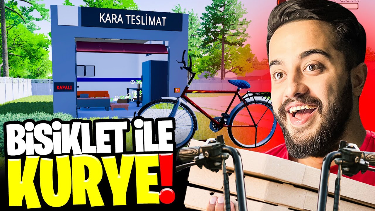 KARGOCU OLUP BİSİKLET İLE KARGO TESLİMATİ YAPTIK! KURYE SİM&Uuml;LAT&Ouml;R!