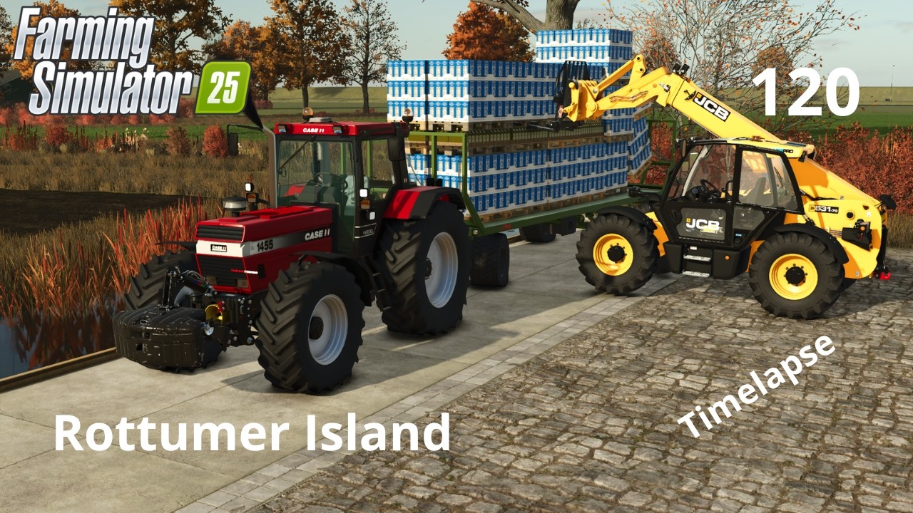 Продажа поддонов и сбор подсолнухов | Остров Роттумер #120 | FS25 🌻🚜