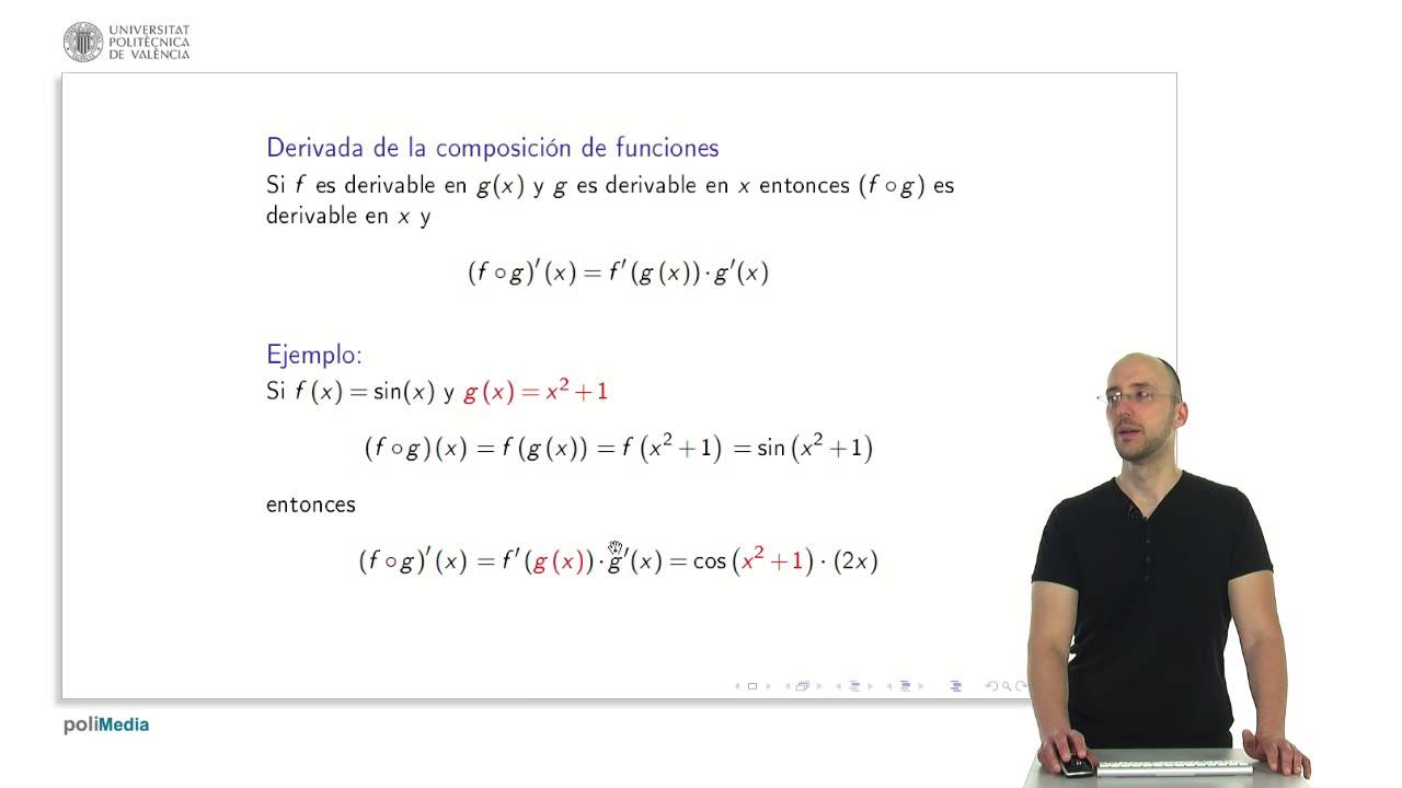 Derivadas de funciones compuestas | 13/28 | UPV