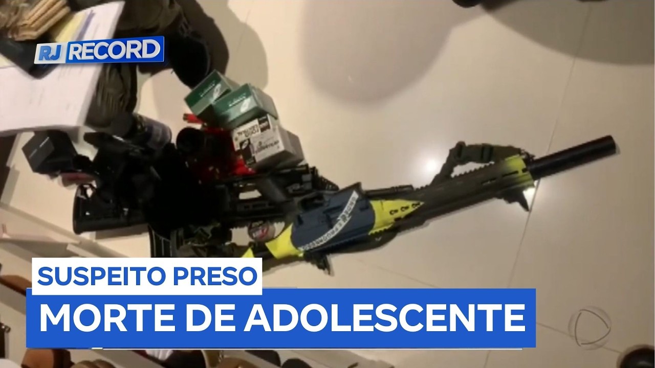 Polícia prende suspeito de matar adolescente em Conceição de Macabu (RJ)
