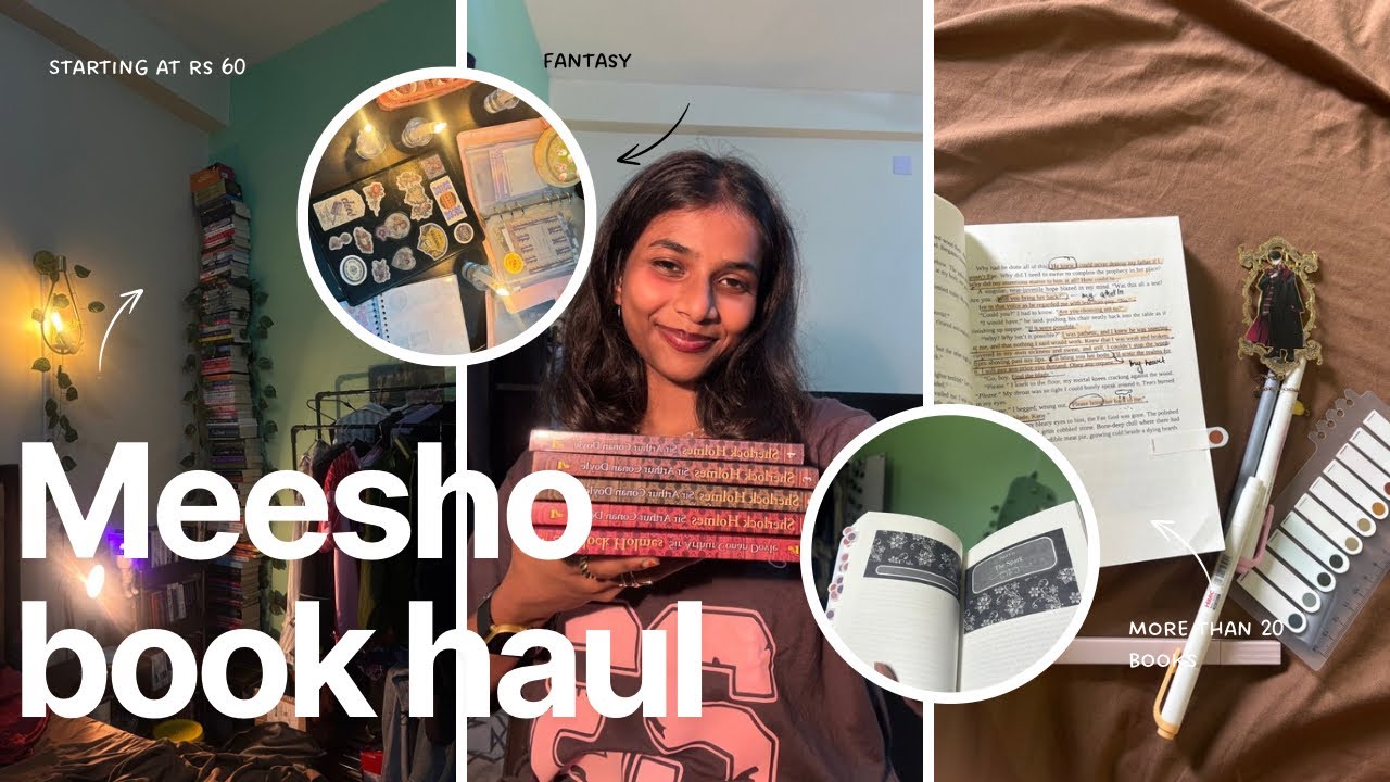 Meesho book haul starting at rs 60| total 19 books| Neamat Kaisar .