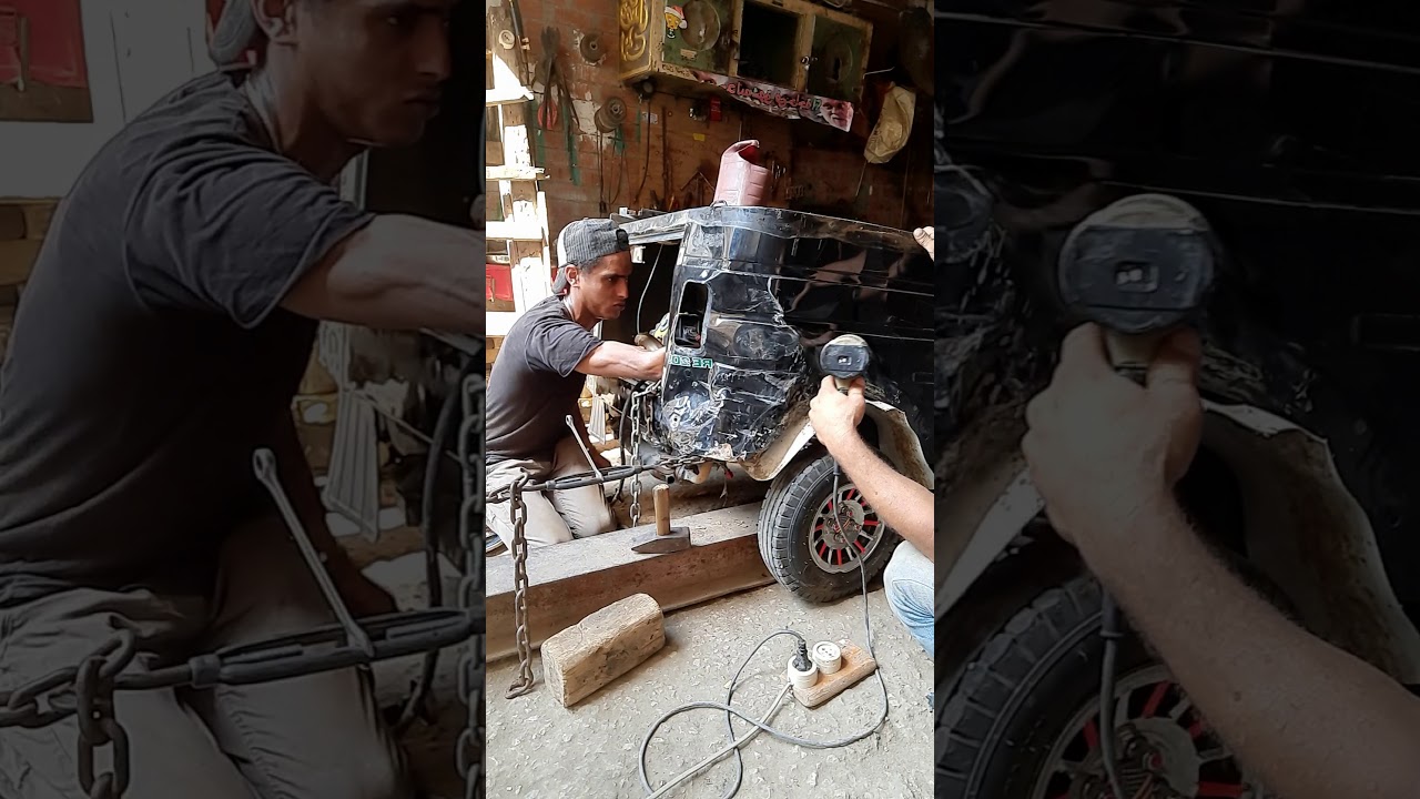 🔨🛺حادث جديد من داخل ورشة بابا رمضان🔨🛺  📲01009197236 واتس آب