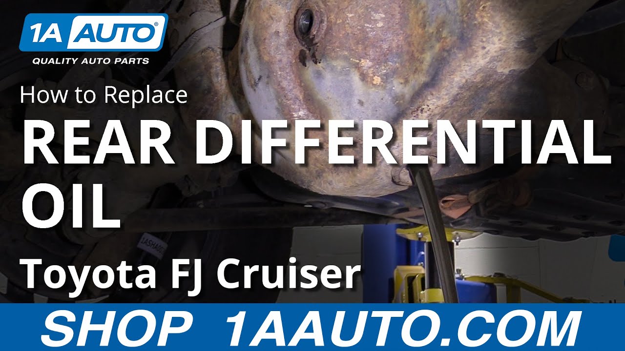 Как заменить масло в заднем дифференциале Toyota FJ Cruiser 07-14