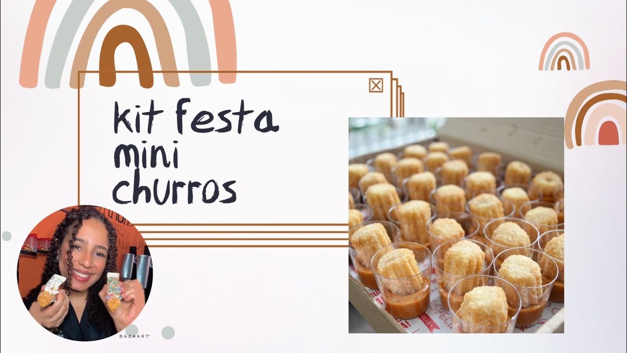 Como fazer mini churros para festas