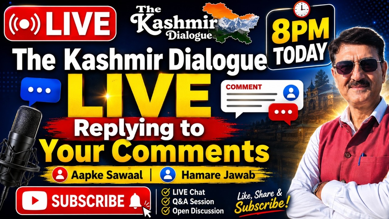The Kashmir Dialogue LIVE | Replying to Your Comments