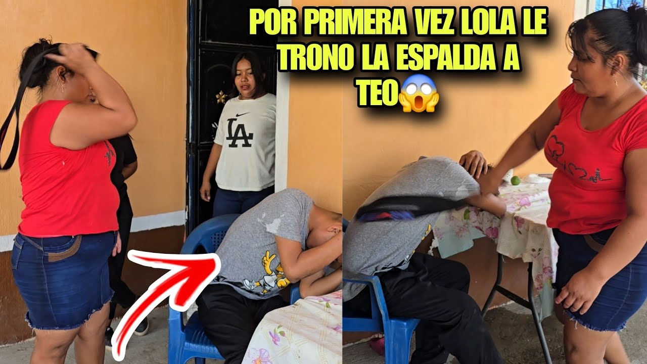 LOLA Se Canso De TEO Y Lo Agarra A Puros Cinchasos Para Quitarle Toda La Bolencia Que Se Anda😱