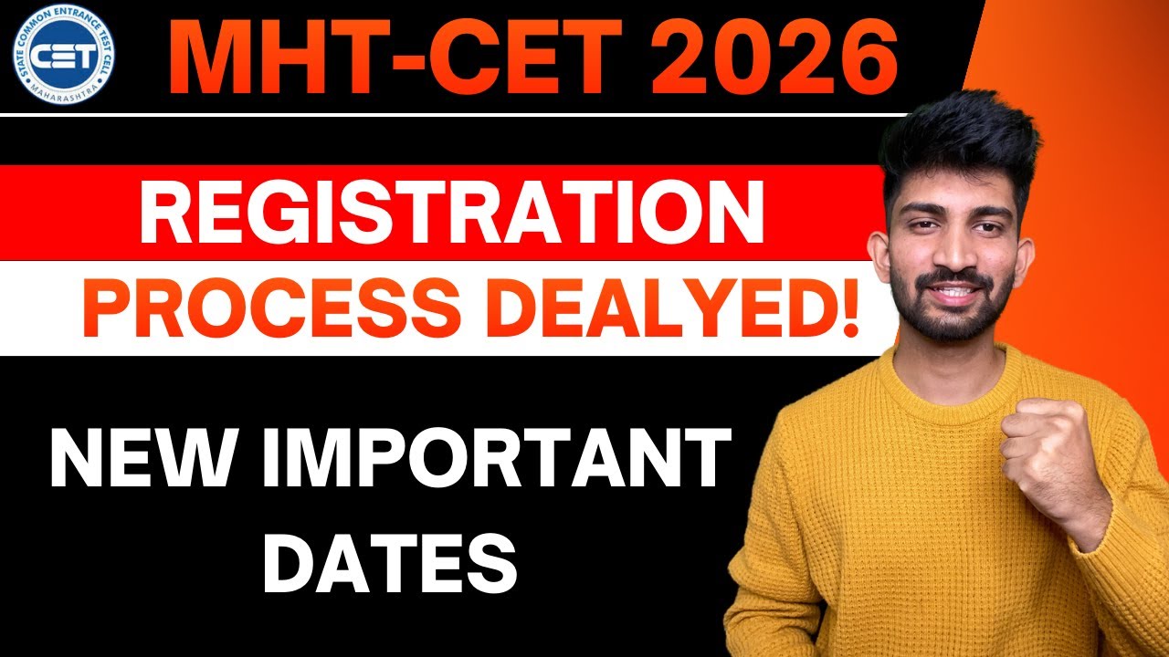 MHTCET Registration Process Delayed | When Cet registration process will start